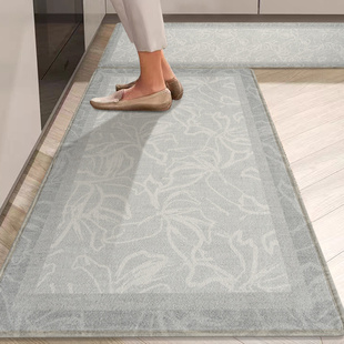 厨房专用防滑地垫防油垫防水地毯长方形家用可擦免洗软垫子耐脏脚