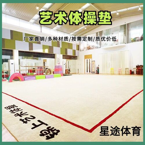 艺术体操垫比赛体操垫子健美操啦啦E操卷垫艺术体操地毯啦啦操垫
