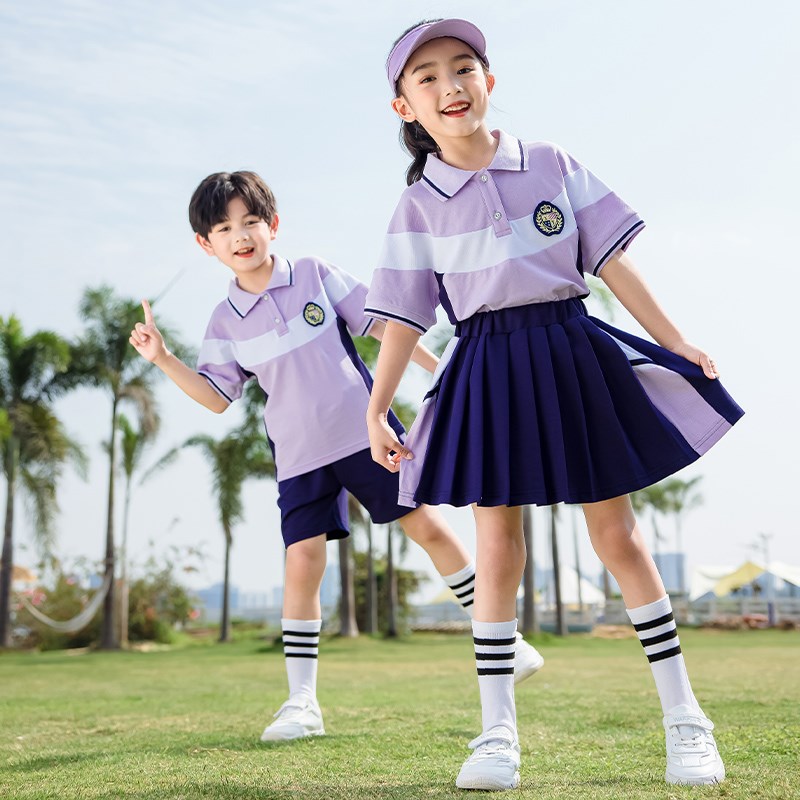新款中小学生校服春秋季套装儿童班服棒球服幼儿园园服运动三件套
