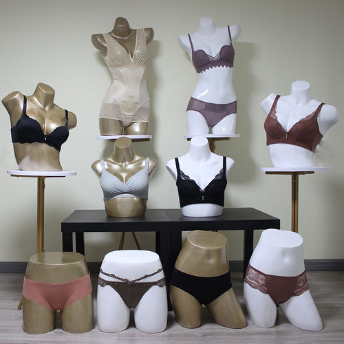 内衣模特道具女 服装店半身文胸罩内裤橱窗陈列展示 假人体模特架