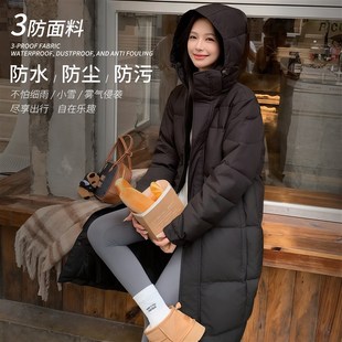 鲜泰2025中戏长款羽绒服男女防水蓄热加厚防风速热防静电过膝秋冬