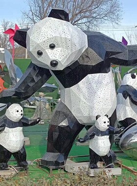 不锈钢雕塑定制镜面发光月亮圆环鹿金属镂空廊架学校园林广场景观