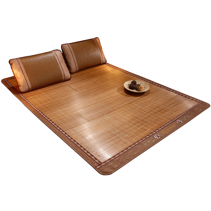 新款竹席凉席定制做双面1.8m床直筒夏季1.5米折叠1.35加厚1.2藤草