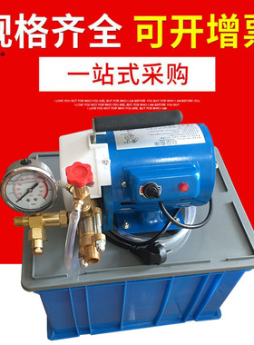 小型手提式电动试压泵 PPR水管打压机 60测压机地暖泵 管道试压泵