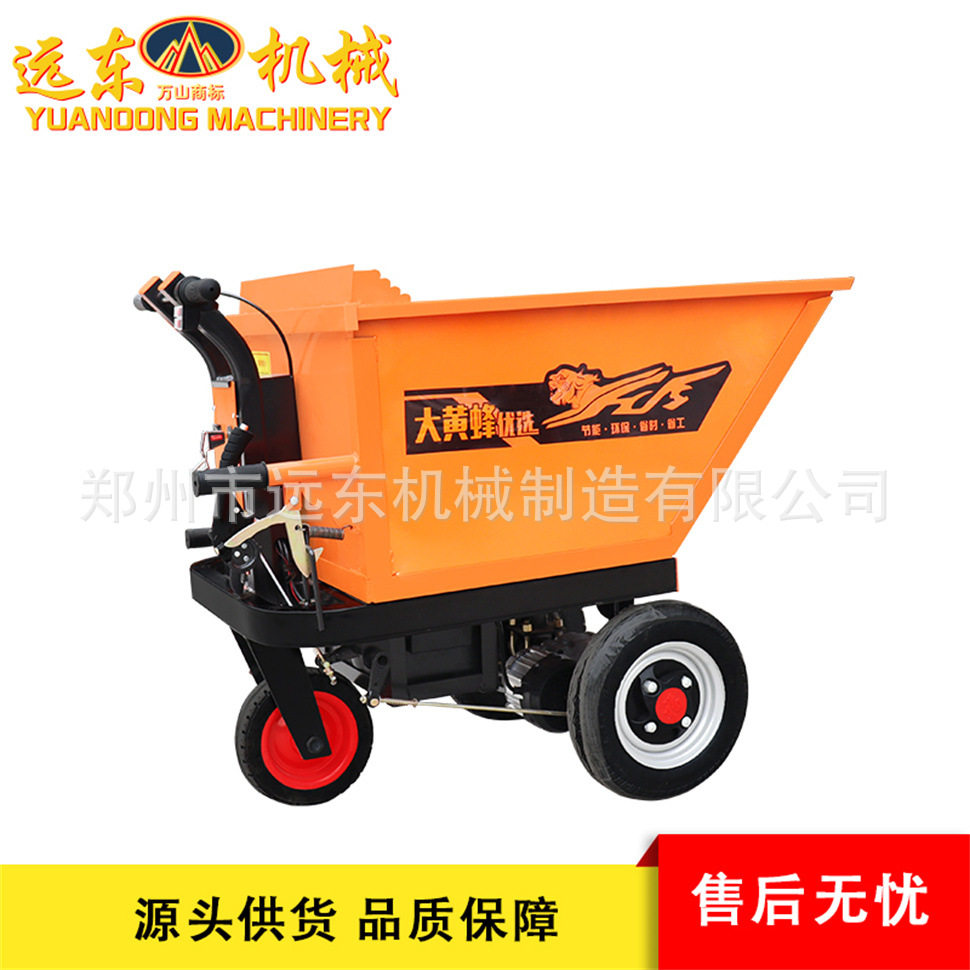 手推款小斜斗工程三轮车工地用水泥重物1.8厚拉砖灰斗电动三轮车