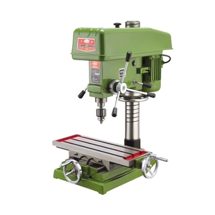 380V台钻铣床 220V 1.1KW重型工业台钻16MM 钻铣床ZXJ7016 台式