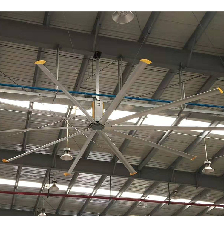 专业生产YESN6700061.5KW6.7米6叶工业节能吊扇砖厂用风扇