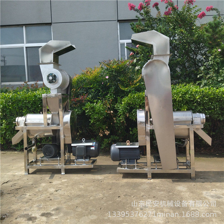 工业破碎洋葱榨汁机1吨葡萄去核打浆机工业大型梨番石榴压榨机