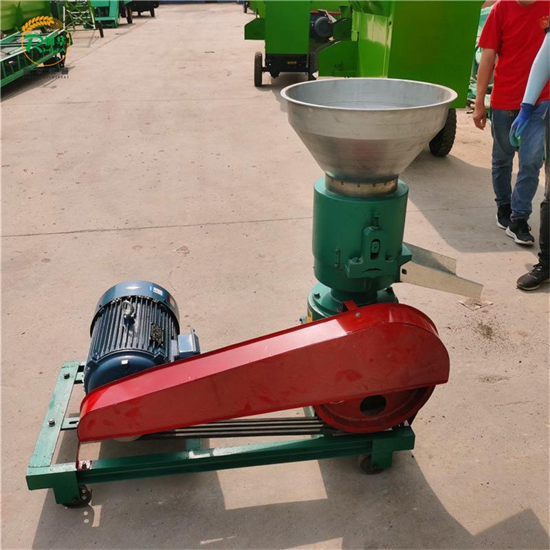 畜牧养殖场家用小型饲料颗粒制粒机直连400型大型颗粒膨化成型机