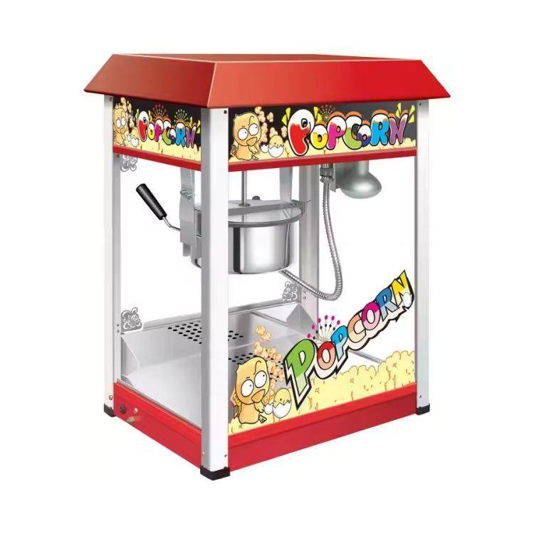 商用爆米花机全自动球形膨化机玉米花爆谷机摆摊影院电动爆米花机