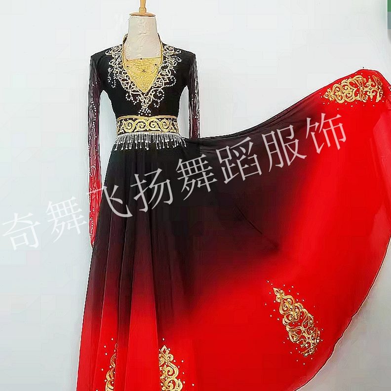 蒙族组维族舞蹈服装古蒙舞舞族演出服表演服剧目艺考独定制服饰