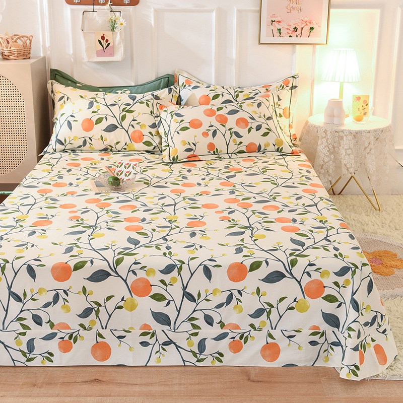 定制尺寸床单单件1.2米宽/1.35床卡通儿童纯棉磨毛全棉榻榻米垫单