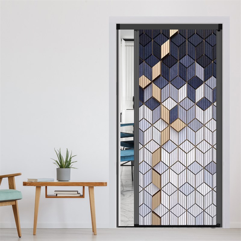 优诗曼折叠推拉移门隔断门厨房卫生间伸缩门帘室内橱柜衣帽间门