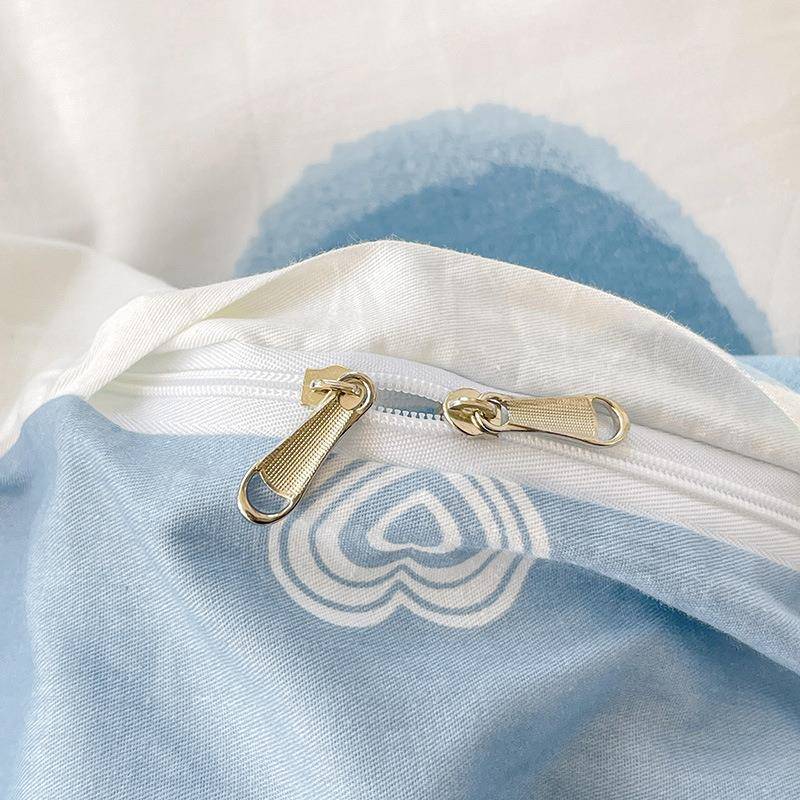 新款纯四件套6支小清全棉宿舍三新件套0简约床ez86单被棉套床上用