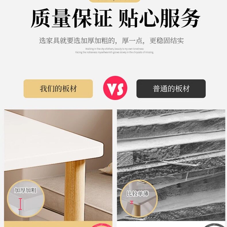 小桌子沙发边几客厅置物架简易茶几小户型出租房用卧室收纳床头桌