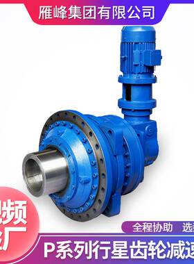 P系列P2LA型新款大扭力工业风力船用行星齿轮偏航回转减速电机
