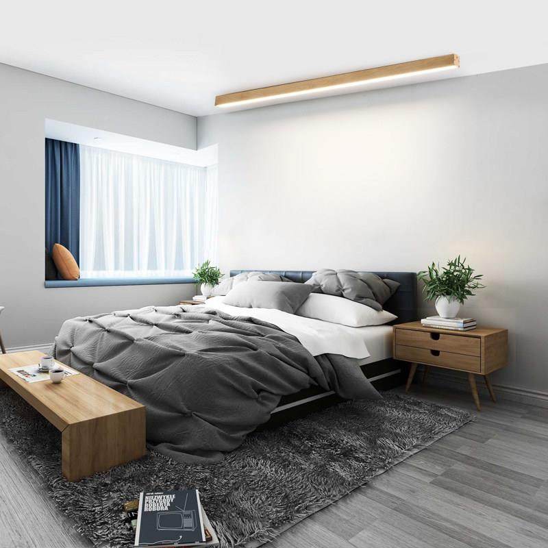 线日式纹长厅条吸顶灯玄关PZZ4410过道走廊入户明装条阳台无主木