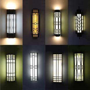 户外钢云石壁灯酒店商业街门灯方形不锈中式 002端防水仿长云石