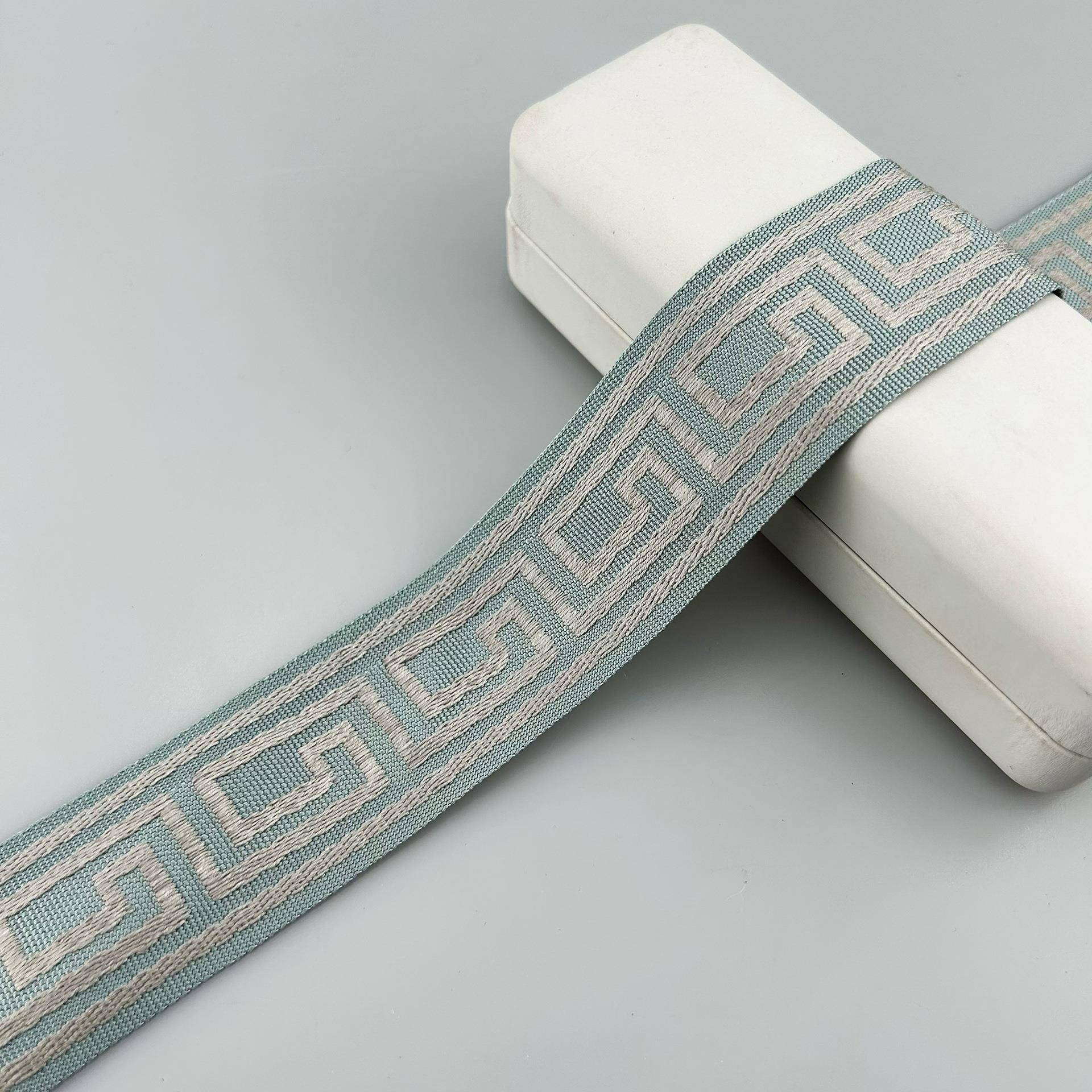 order经典长城回字家居软装艺布花边辅纹料HLI抱枕b桌旗靠垫织带