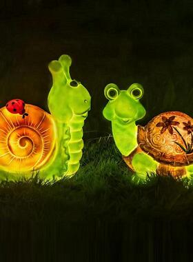 户件外仿观真发光动物梅花鹿景灯EEU园摆造型灯公led庭院灯草坪装