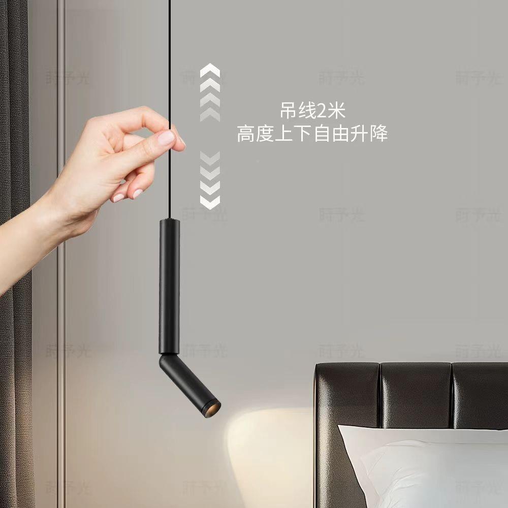 意摸式轻奢充电约免布线床头小灯触可升降现代简玄关过吊道氛围灯