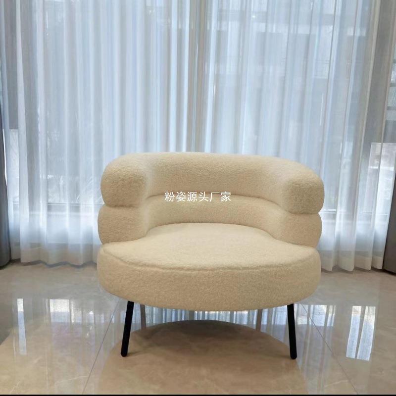 网红BB客OO休闲椅厅单人座椅人沙发懒椅卧YC-19999室衣帽间化妆椅