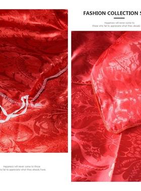 OXE纯宿棉套被罩庆大红被被套单件提婚花被套单双人学生舍被子套