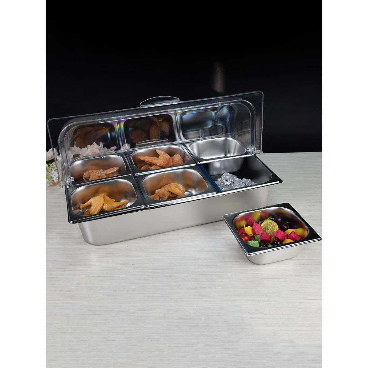 I9E格K冰732粉配盒水果捞展示盒多料不锈钢加冰保鲜自小助菜盒子,餐饮具,保鲜盒,淘宝优惠券,粉丝福利购,淘宝优惠卷