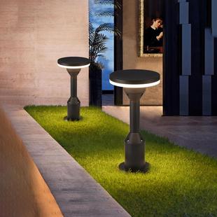 户外草形坪灯防水园铝制家用景庭观灯花草地院SQ 014方圆形柱头落