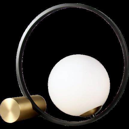 卧室床头玻古璃台灯WCB铁艺别墅客厅复工业约风现简后代酒店led灯