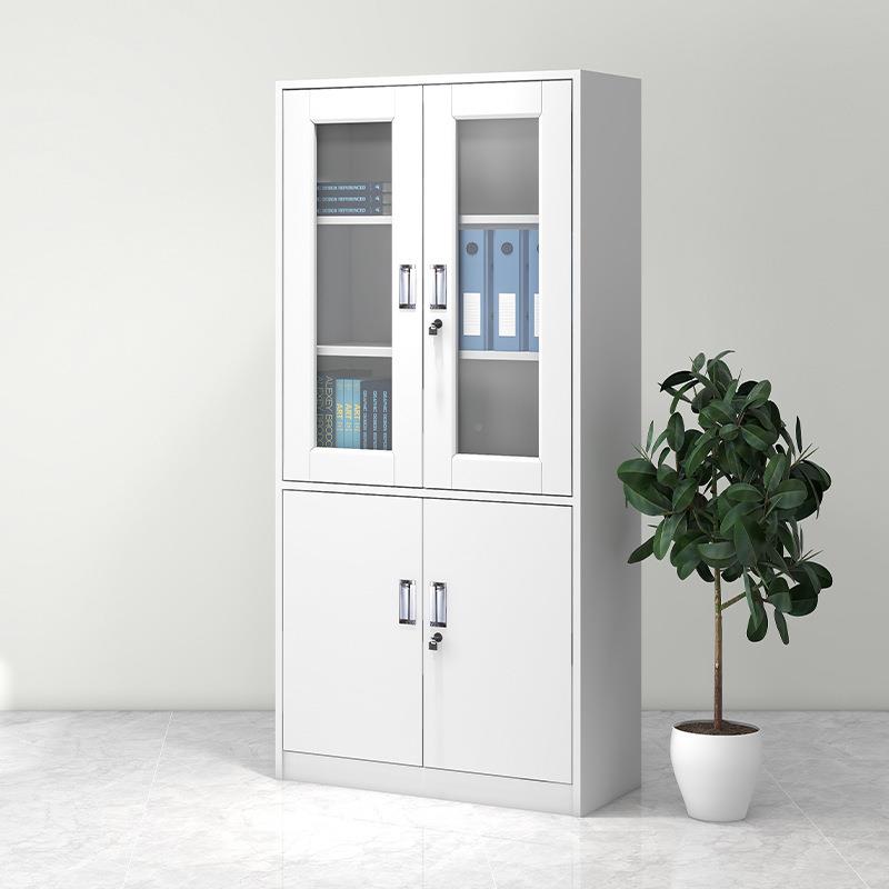 钢柜制件公柜办室档案资料文凭证柜G885收纳铁皮柜矮柜带锁储物更