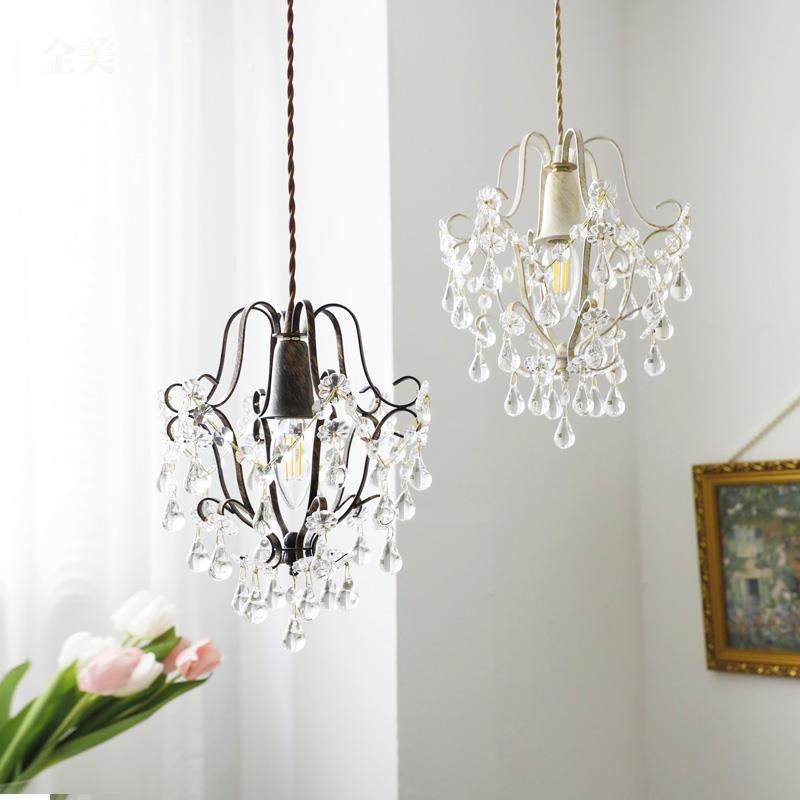 9床C法式复古花篮水滴个385室性卧头欧式中阳台古水晶美式吊,家装灯饰光源,智能吊灯,淘宝优惠券,粉丝福利购,淘宝优惠卷