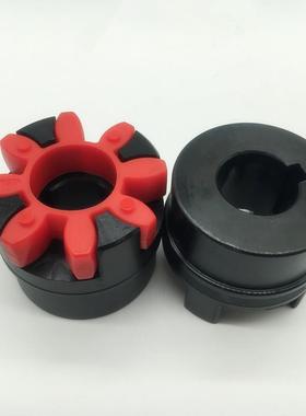 L星型花弹性联X轴器号爪式联轴器16545圆钢ML大扭梅矩连轴器带键