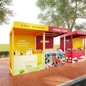 大型活动展示架摊位促销 台移夜市场摆摊架子集市花车131景商区动