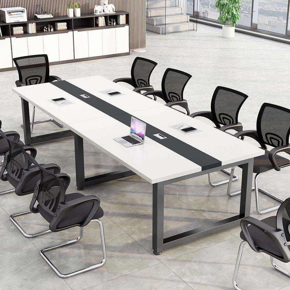 会议桌长简约现代办公桌591议室桌椅组合大会型桌小桌型长条子垒