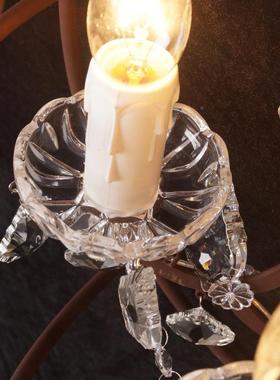 美式754复古工业oft福柯地球仪壁室灯个性卧玄l过道关墙铁艺壁灯床灯