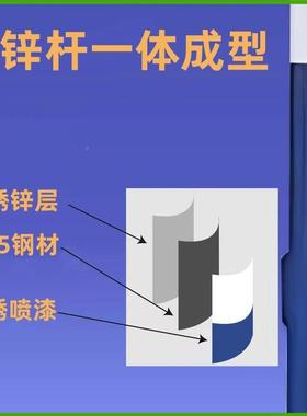 LED市电路灯杆67米米8单臂UYC道路米灯杆自弯双海螺A字臂高低臂灯