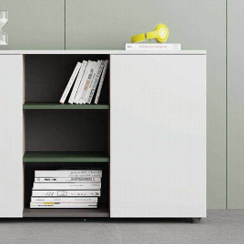 办公柜文件柜质办室茶柜木矮柜员工T1240带公锁储物柜抽水屉柜