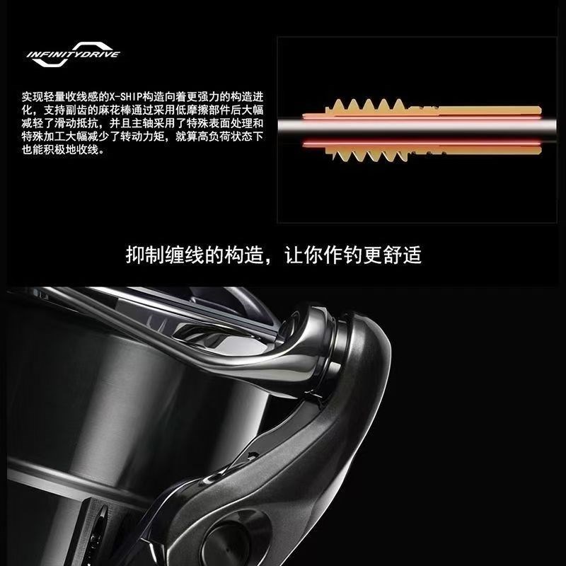 【标准版】斯泰拉路亚纺车轮微物轮斜口浅线杯鱼轮金属渔轮矶钓轮