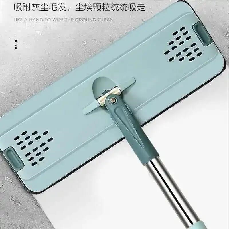英享懒人免洗拖把吊顶墙面踢脚线打扫免弯腰旋转拖布桶干湿两用
