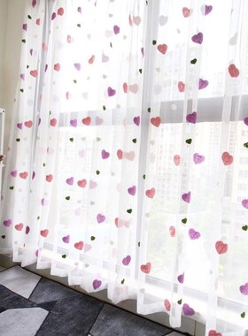 纱帘免打孔伸缩杆j卧室飘窗阳台半截沙透光不透人半帘免钉窗帘新