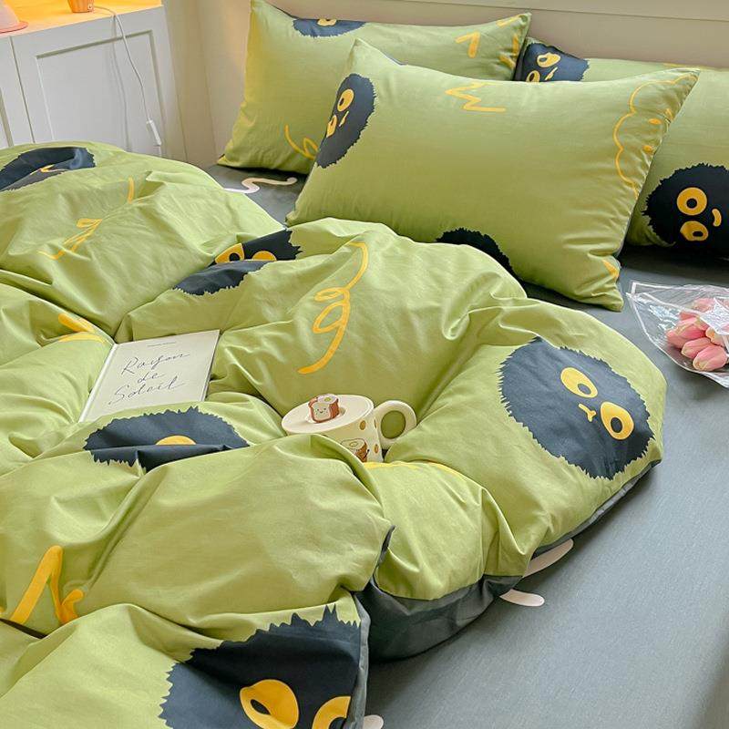 卡通纯被套单EX24002单全棉被罩件150x200x20儿童宿舍棉被双人四