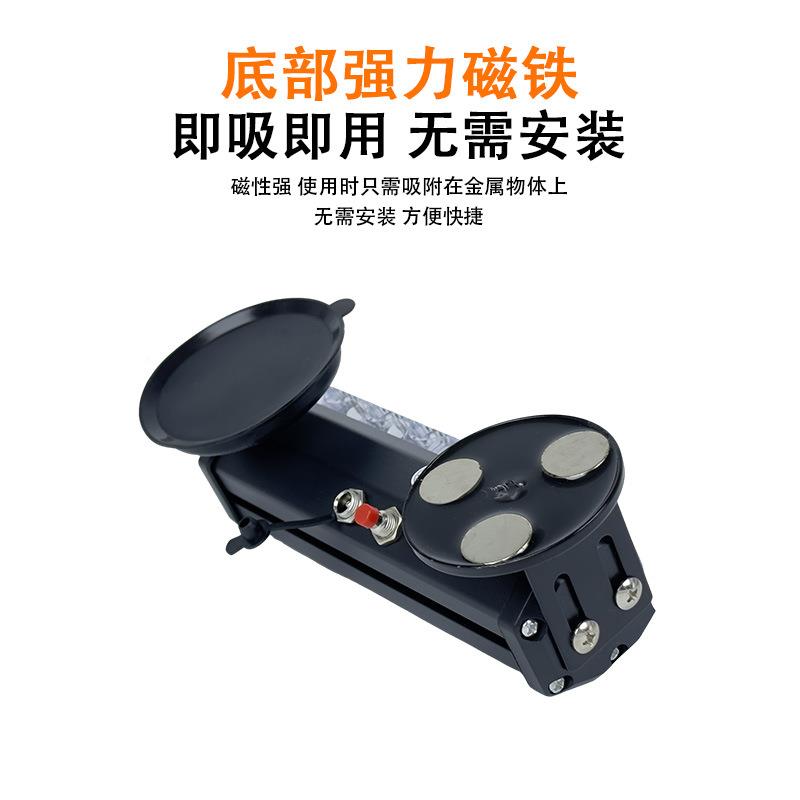 无线遥控充电式警示灯强磁吸红L蓝白黄爆闪灯载车充车ED频便携式