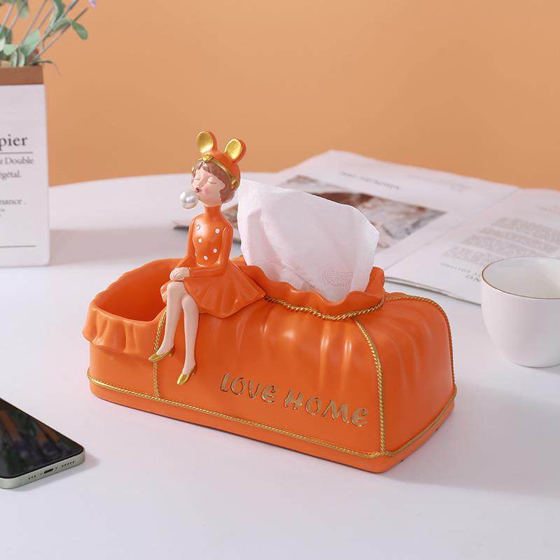 轻奢泡女孩纸巾纸盒摆件客厅高档茶几收泡盒创62意纳家用抽盒纸抽,家居饰品,装饰坐盘/挂盘,淘宝优惠券,粉丝福利购,淘宝优惠卷