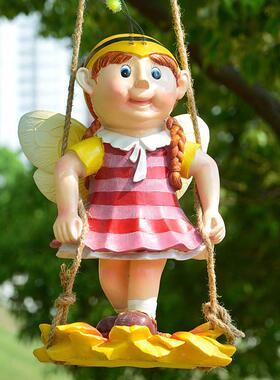 可爱卡通蜜蜂卡通蜜品蜂摆件树脂工艺品花园庭院饰摆设装景场小幼