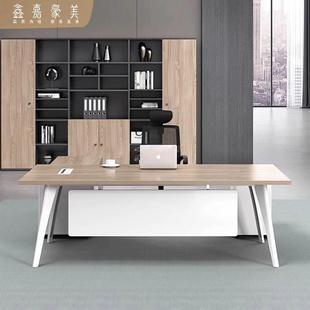老板办公桌椅组合简约现代脑电桌大XJHM室班单人主管经理桌办公家
