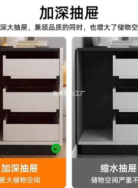 床头柜家C207-415用卧室简约现代小型红网床边小柜式子抽屉子收纳