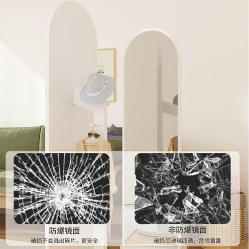 镜旋转穿衣镜家全身落地女生卧室MZT用衣帽镜架子入户