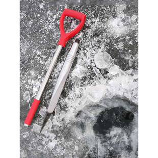 血槽三棱冰镩冰子可卸大号冰窜子冰冰钏OAD砸凿冰器冬钓破工具拆