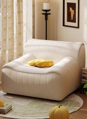 懒迷人沙发米小户XKX型卧室客厅毛毛虫你小沙发单人红榻榻网休闲